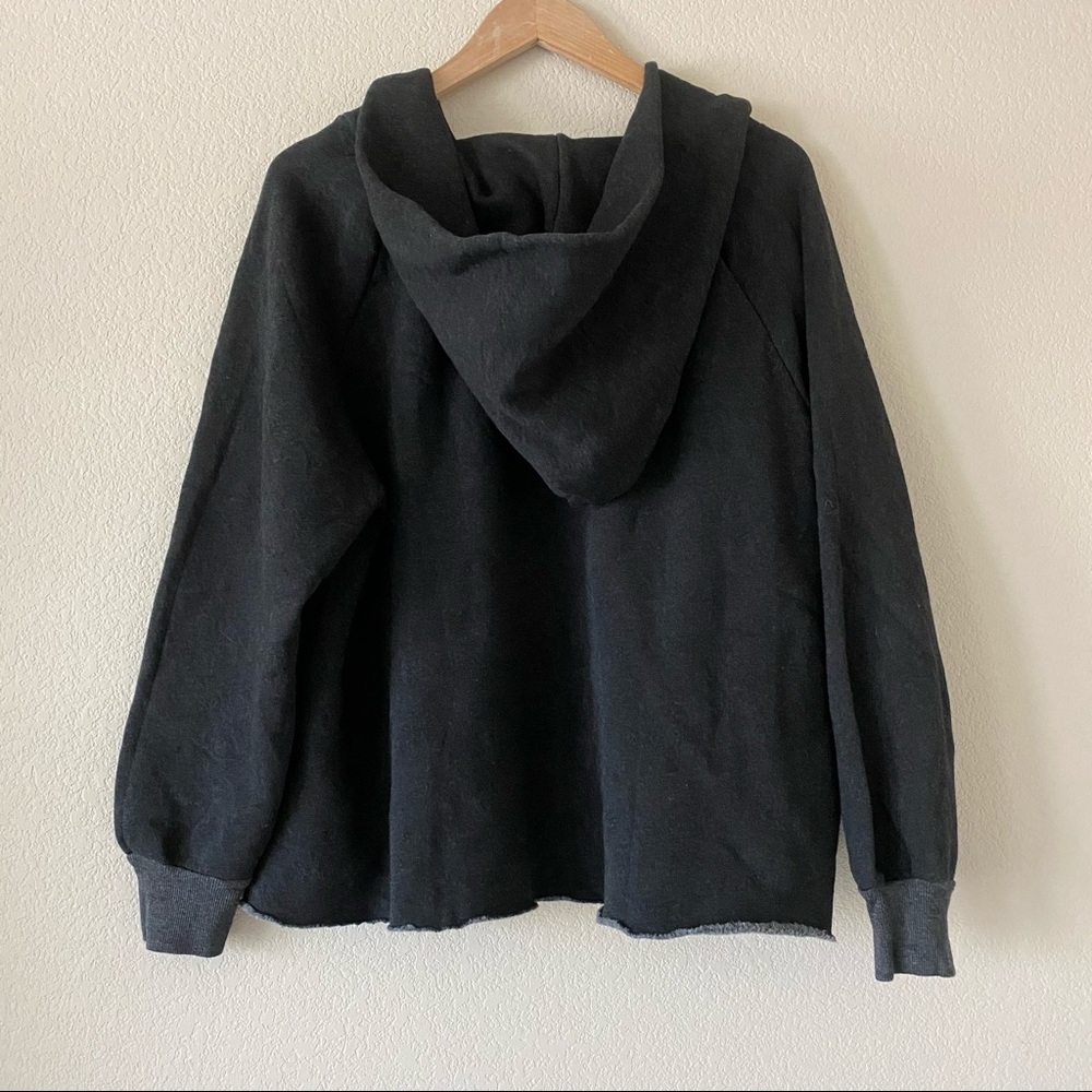 NEW Wildfox Hutton Lace Up Hoodie Sweater Large - Picture 3 of 7